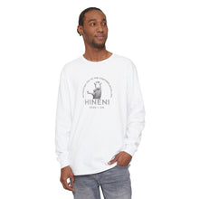 Load image into Gallery viewer, HINENI Presence 'Here I Am' Long Sleeve T‑Shirt
