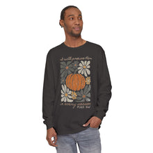 Load image into Gallery viewer, I will praise Him- Long Sleeve T-Shirt, Autumn Psalm 104 Design