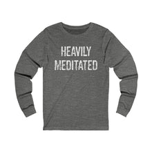 Load image into Gallery viewer, Heavily Meditated Hineni Unisex Jersey Long Sleeve Tee