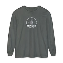 Load image into Gallery viewer, HINENI Presence 'Here I Am' Long Sleeve T‑Shirt