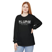 Load image into Gallery viewer, Comfort Colors Pilgrim Long Sleeve Tee with back logo