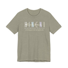 Load image into Gallery viewer, Belle soft Fall colors multi Hineni logo T-Shirt