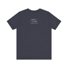 Load image into Gallery viewer, Debbies - Meister Eckhart quote with Wildflowers dark heathered Tee