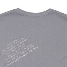 Load image into Gallery viewer, Bella soft- neutral Hineni Paragraph logo- back