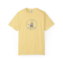 Load image into Gallery viewer, Comfort Colors Tshirt Retreating You Hineni Logo with back Hey You