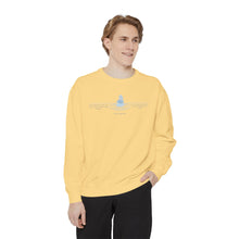 Load image into Gallery viewer, Equanimity Quote on Calm Waters Crewneck