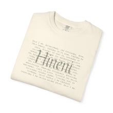 Load image into Gallery viewer, Hineni Here I am Paragraph with Subtle Back Script