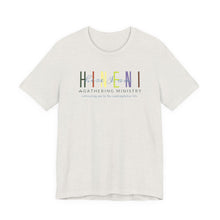 Load image into Gallery viewer, Bella Soft Tee with Colorful Hineni Logo - light colors