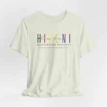 Load image into Gallery viewer, Bella Soft Tee with Colorful Hineni Logo - light colors