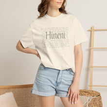 Load image into Gallery viewer, Hineni Here I am Paragraph with Subtle Back Script