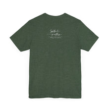 Load image into Gallery viewer, Debbies - Meister Eckhart quote with Wildflowers dark heathered Tee