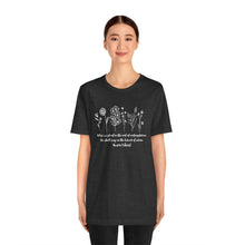 Load image into Gallery viewer, Debbies - Meister Eckhart quote with Wildflowers Heathered Tee