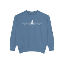 Load image into Gallery viewer, Equanimity Quote on Calm Waters Crewneck
