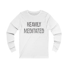 Load image into Gallery viewer, Heavily Meditated Hineni Unisex Jersey Long Sleeve Tee
