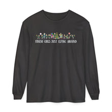 Load image into Gallery viewer, Just elfing around- comfort colors Long Sleeve T-Shirt