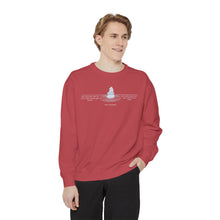 Load image into Gallery viewer, Equanimity Quote on Calm Waters Crewneck