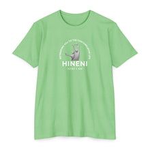 Load image into Gallery viewer, Heathered Hineni Retreating You "Here I Am" T-Shirt