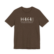 Load image into Gallery viewer, Bella soft - Hineni Logo on natural colors - heathered with back