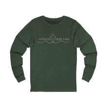 Load image into Gallery viewer, Hineni Here I am Breathe In & Out Long Sleeve Tee