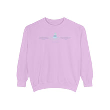 Load image into Gallery viewer, Equanimity Quote on Calm Waters Crewneck