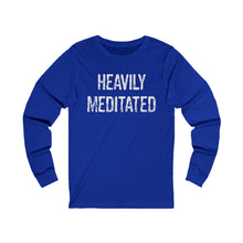 Load image into Gallery viewer, Heavily Meditated Hineni Unisex Jersey Long Sleeve Tee