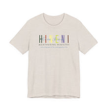 Load image into Gallery viewer, Bella Soft Tee with Colorful Hineni Logo - light colors