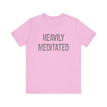 Load image into Gallery viewer, Heavily Meditated Hineni Unisex Jersey Short Sleeve Tee
