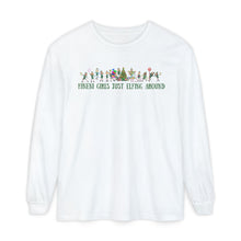 Load image into Gallery viewer, Just elfing around- comfort colors Long Sleeve T-Shirt