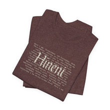 Load image into Gallery viewer, Bella soft- heathered colors - Hineni paragraph logo- with back