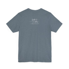 Load image into Gallery viewer, Debbies - Meister Eckhart quote with Wildflowers dark heathered Tee