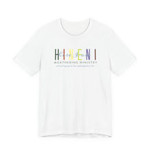 Load image into Gallery viewer, Bella Soft Tee with Colorful Hineni Logo - light colors