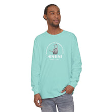 Load image into Gallery viewer, HINENI Presence 'Here I Am' Long Sleeve T‑Shirt