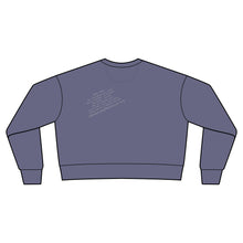 Load image into Gallery viewer, Women's Garment-Dyed Mid-Length Crewneck Sweatshirt