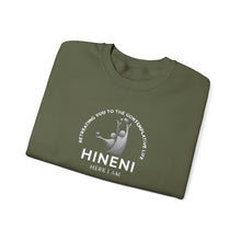 Load image into Gallery viewer, Hineni Retreating You QR Sweatshirt – 'Here I Am'