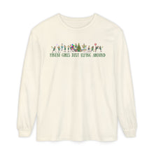 Load image into Gallery viewer, Just elfing around- comfort colors Long Sleeve T-Shirt
