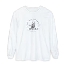 Load image into Gallery viewer, HINENI Presence 'Here I Am' Long Sleeve T‑Shirt