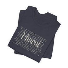 Load image into Gallery viewer, Bella soft- heathered colors - Hineni paragraph logo- with back
