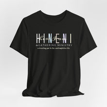 Load image into Gallery viewer, Bella Soft Hineni Colorful logo in dark color Short Sleeve Tees