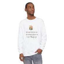Load image into Gallery viewer, Autumn-Inspires us to let go Long Sleeve tshirt