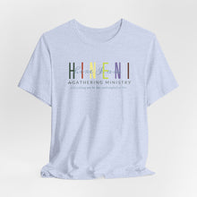 Load image into Gallery viewer, Bella Soft Tee with Colorful Hineni Logo - light colors