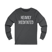 Load image into Gallery viewer, Heavily Meditated Hineni Unisex Jersey Long Sleeve Tee