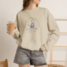 Load image into Gallery viewer, Hineni Retreating You QR Sweatshirt – 'Here I Am'