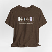 Load image into Gallery viewer, Belle soft Fall colors multi Hineni logo T-Shirt