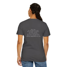 Load image into Gallery viewer, Comfort Colors Tshirt Retreating You Hineni Logo with back Hey You