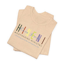 Load image into Gallery viewer, Bella Soft Tee with Colorful Hineni Logo - light colors