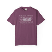 Load image into Gallery viewer, Hineni Here I am Paragraph with Subtle Back Script