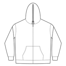 Load image into Gallery viewer, Hineni Here I Am Logo with back quote Women's Full-Zip Hoodie