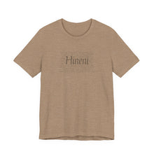 Load image into Gallery viewer, Bella Soft Hineni Tee paragraph front only neutral colors