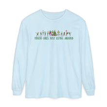 Load image into Gallery viewer, Just elfing around- comfort colors Long Sleeve T-Shirt