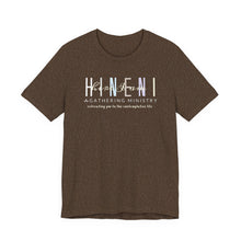 Load image into Gallery viewer, Bella Soft Hineni Colorful logo in dark color Short Sleeve Tees